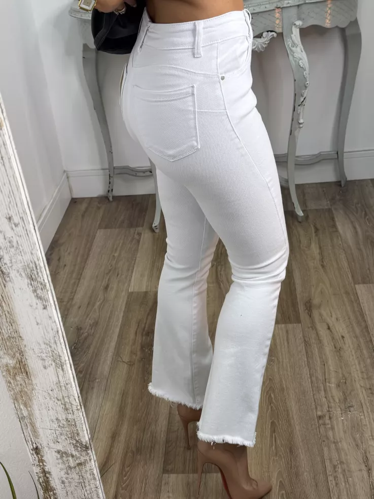 Jeans Paloma Capri blanco