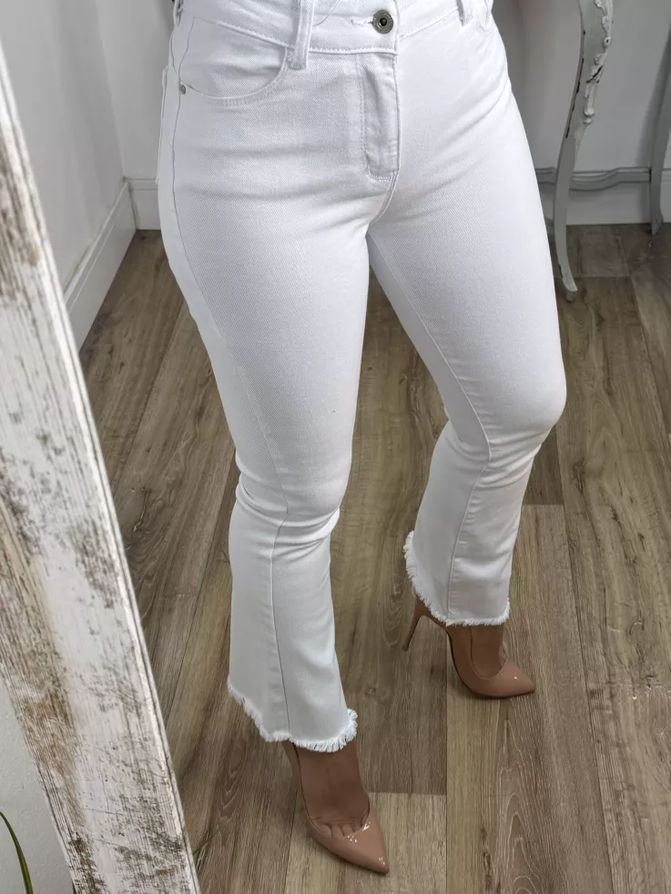 Jeans Paloma Capri blanco