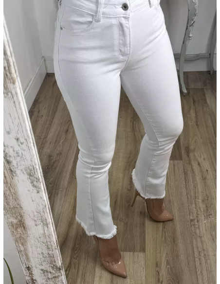 Jeans Paloma Capri blanco