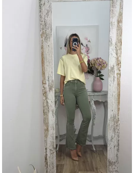Jeans Paloma Capri verde