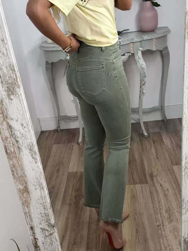 Jeans Paloma Capri verde