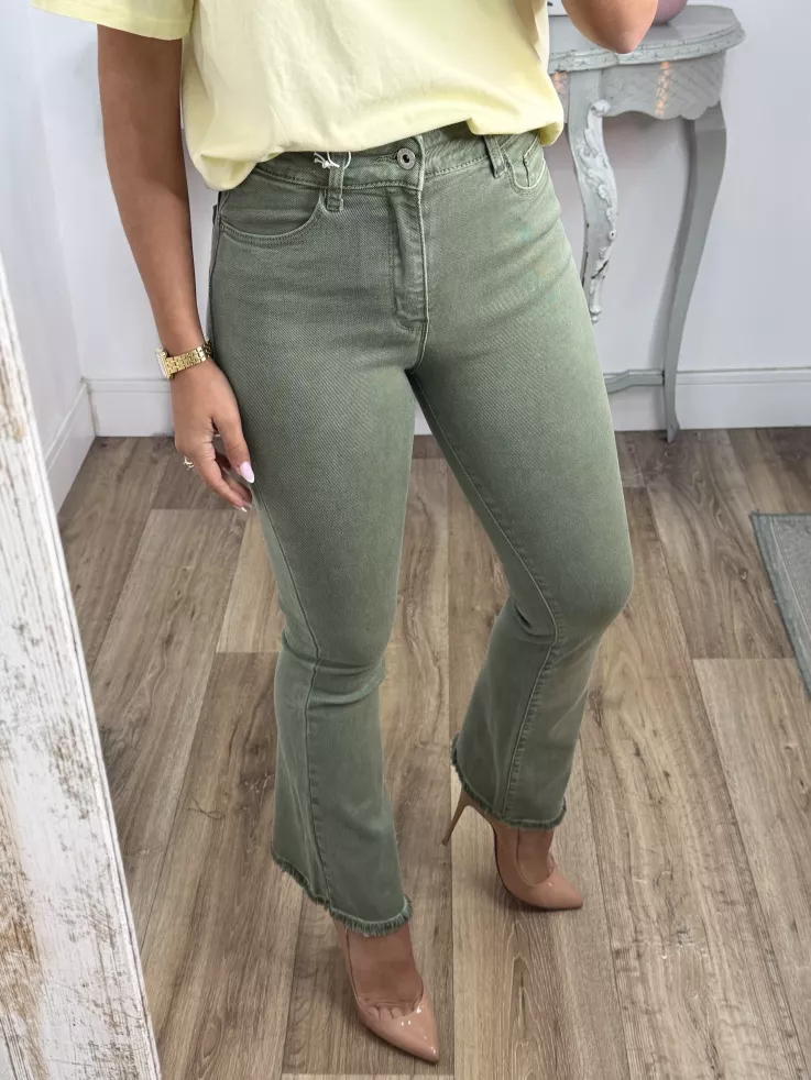 Jeans Paloma Capri verde
