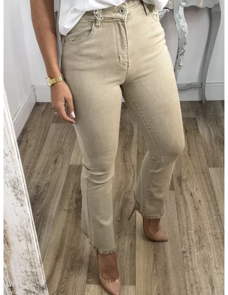 Jeans Paloma Capri camel