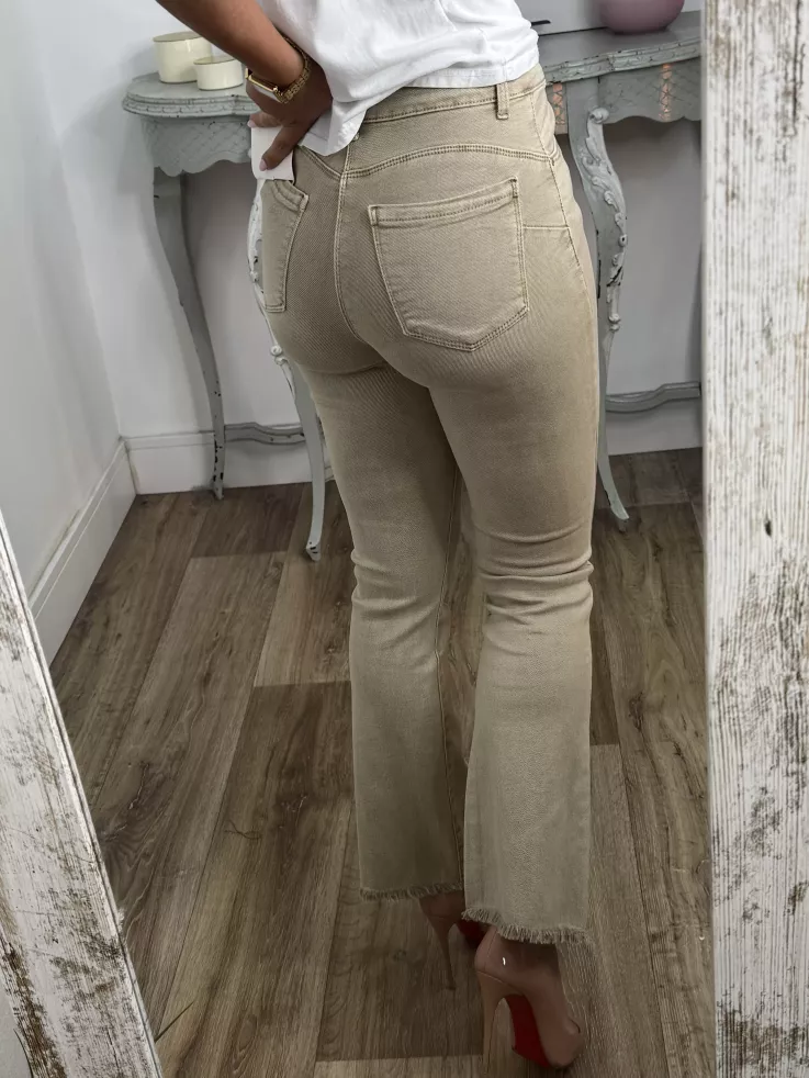 Jeans Paloma Capri camel