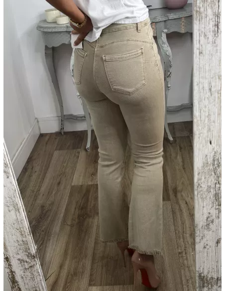 Jeans Paloma Capri camel