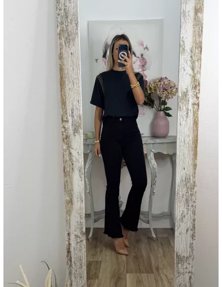 Jeans Paloma Capri negro
