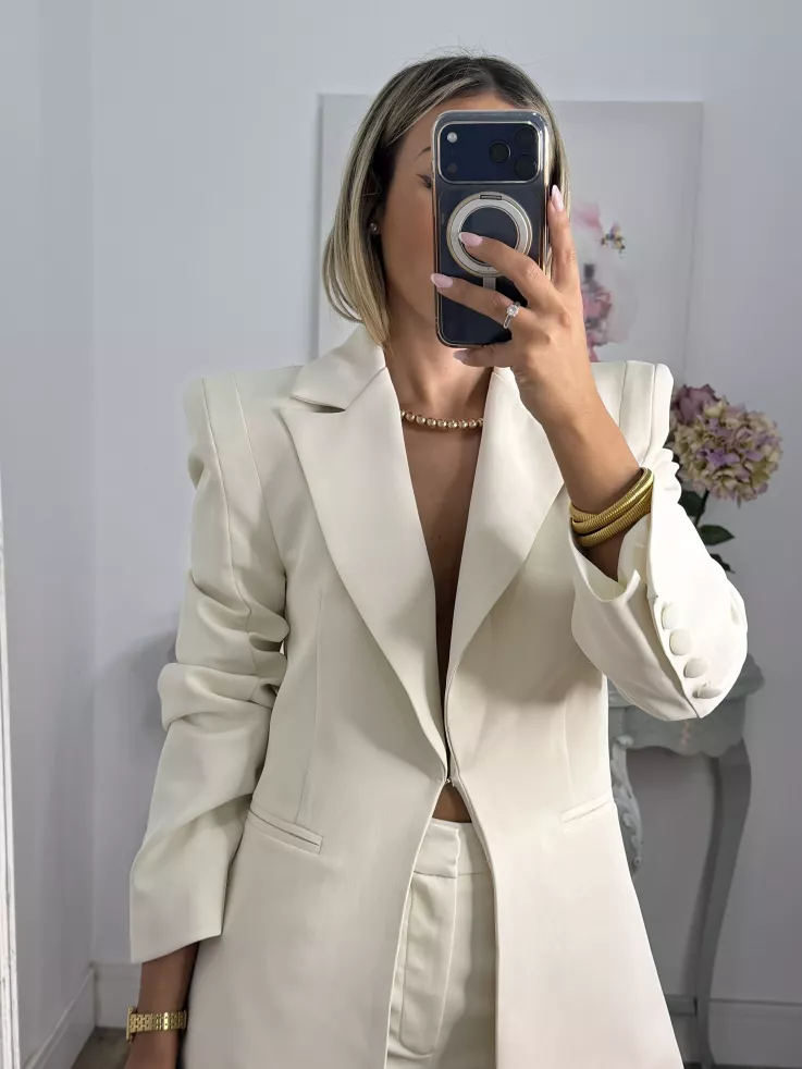 Chaqueta Tavira beige