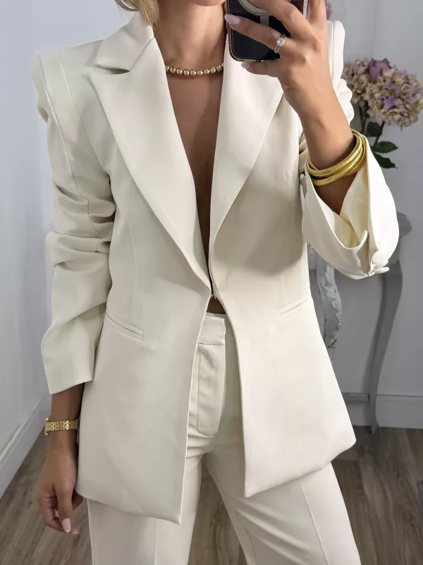 Chaqueta Tavira beige