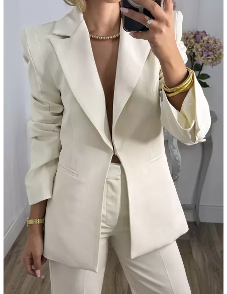 Chaqueta Tavira beige