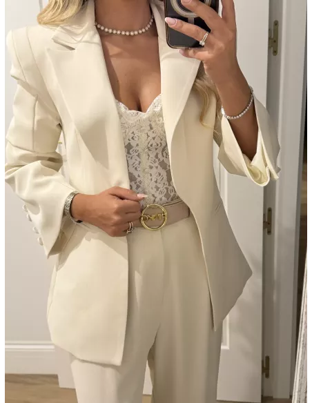 Chaqueta Tavira beige