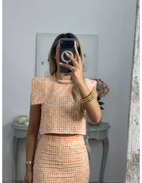 Conjunto Lagos naranja