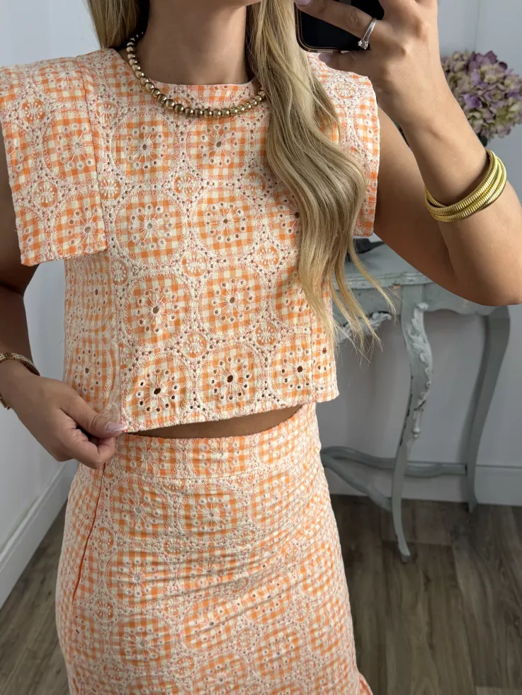 Conjunto Lagos naranja