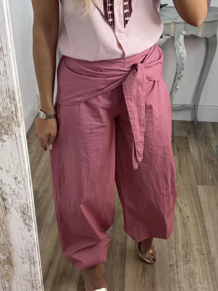 Pantalón Junco rosa