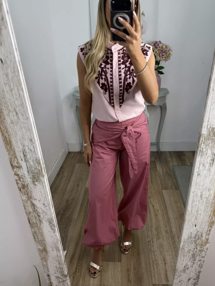 Pantalón Junco rosa