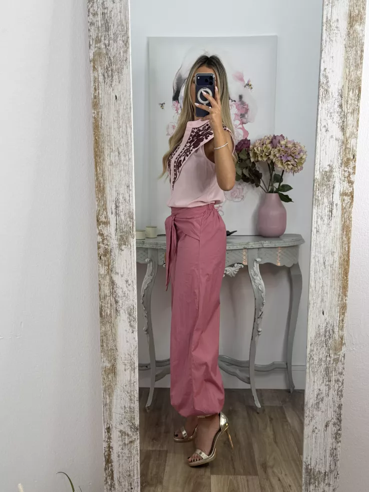 Pantalón Junco rosa