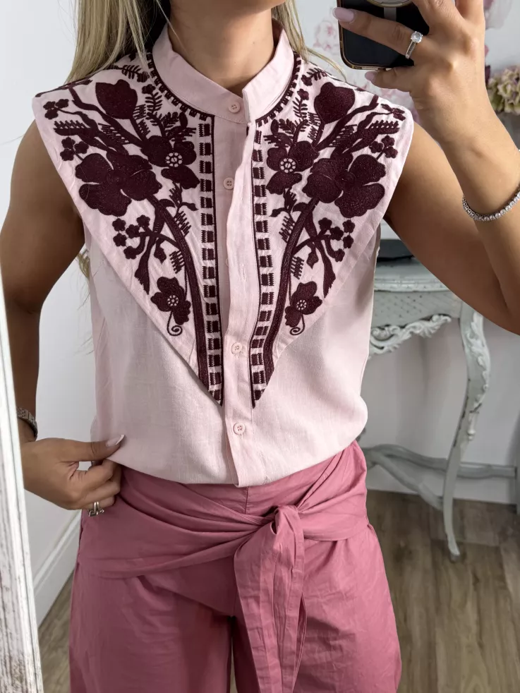 Camisa Varack rosa sisa