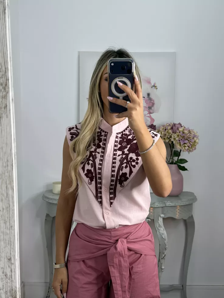 Camisa Varack rosa sisa