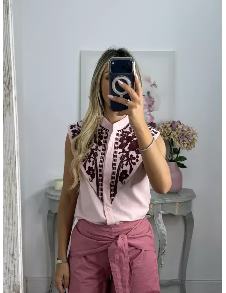 Camisa Varack rosa sisa