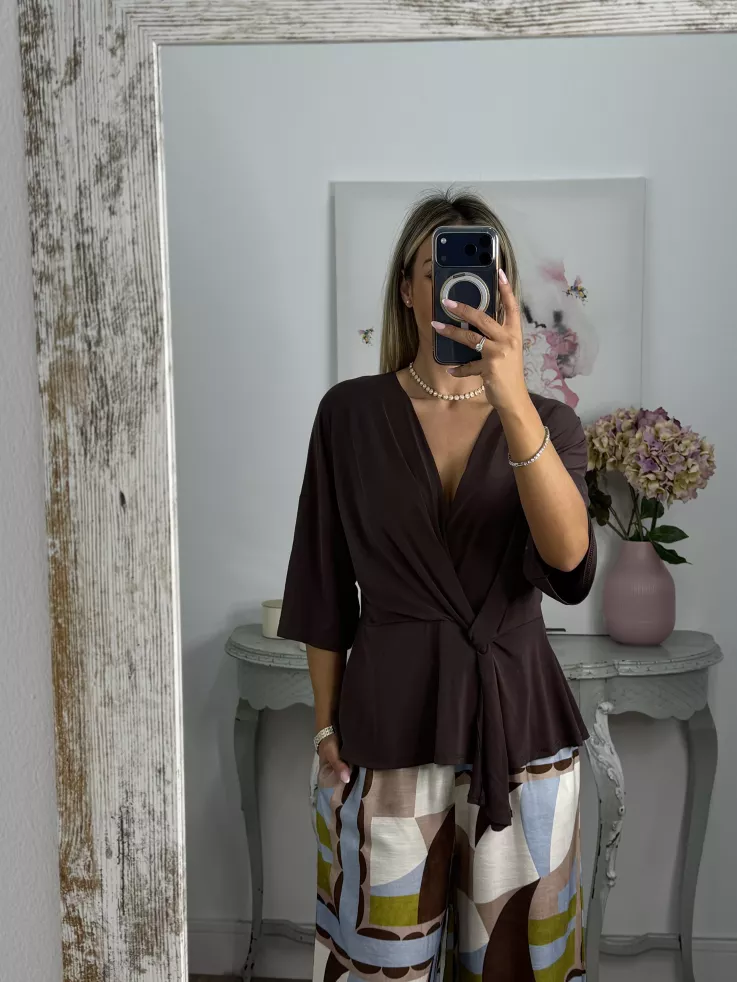 Blusa Florencie choco