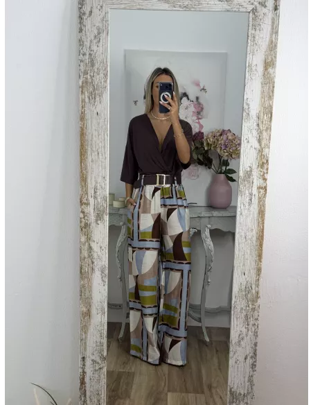 Blusa Florencie choco