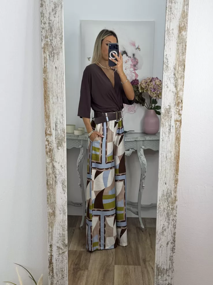 Blusa Florencie choco