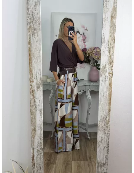 Blusa Florencie choco