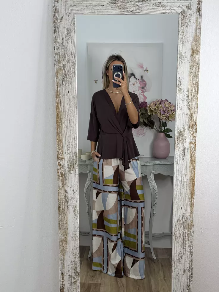 Blusa Florencie choco