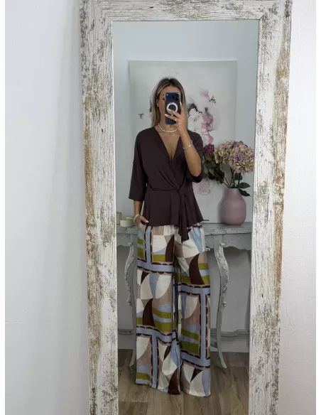 Blusa Florencie choco