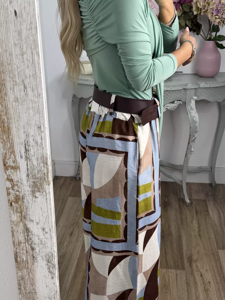 Top Araceli verde