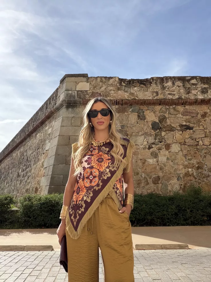 Blusa Perla Burdeos