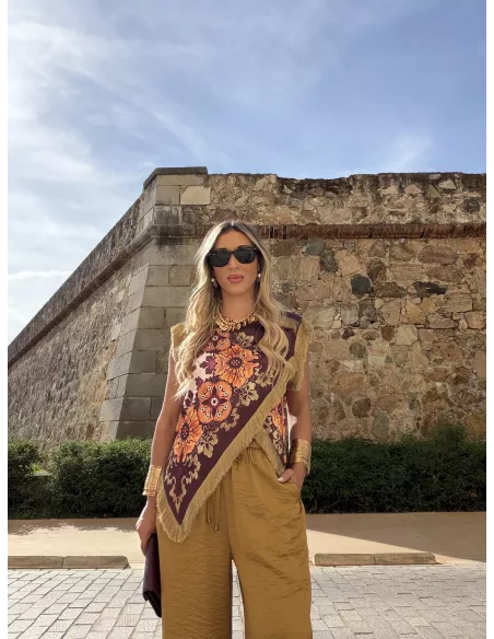 Blusa Perla Burdeos