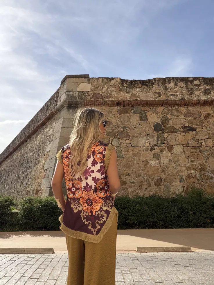 Blusa Perla Burdeos
