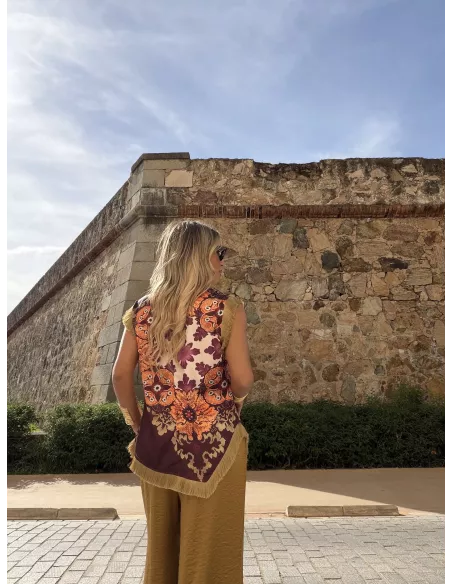 Blusa Perla Burdeos