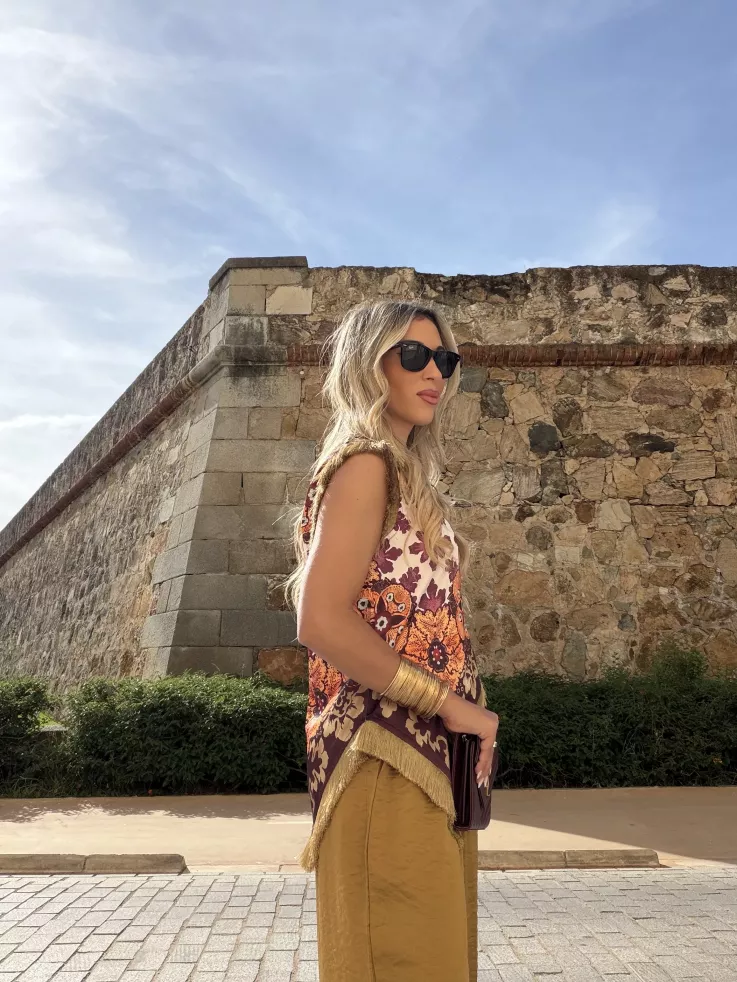 Blusa Perla Burdeos