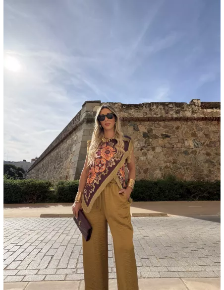 Blusa Perla Burdeos