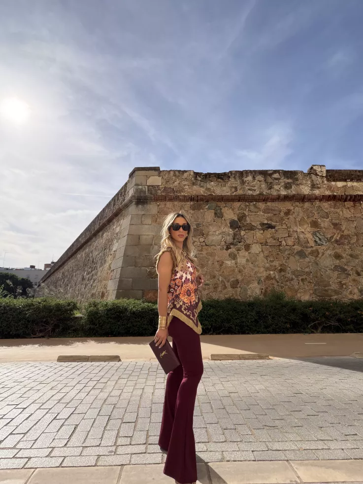 Blusa Perla Burdeos