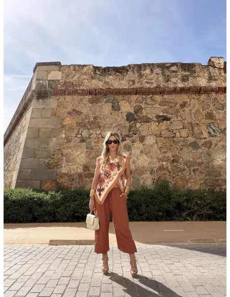 Pantalón Helena teja