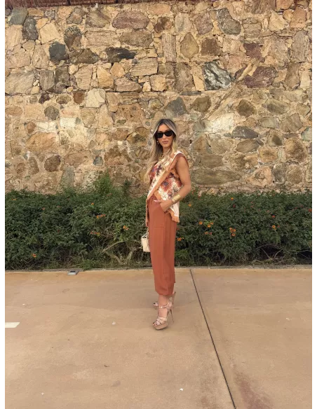 Pantalón Helena teja