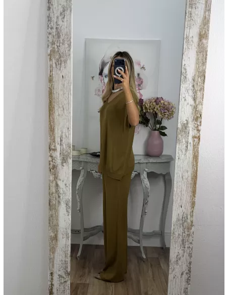 Pantalón Bronze verde