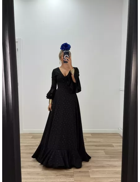 Vestido Doñana negro
