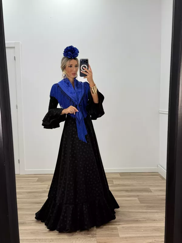 Vestido Doñana negro