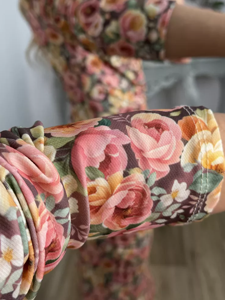 Vestido Macarena flores grande