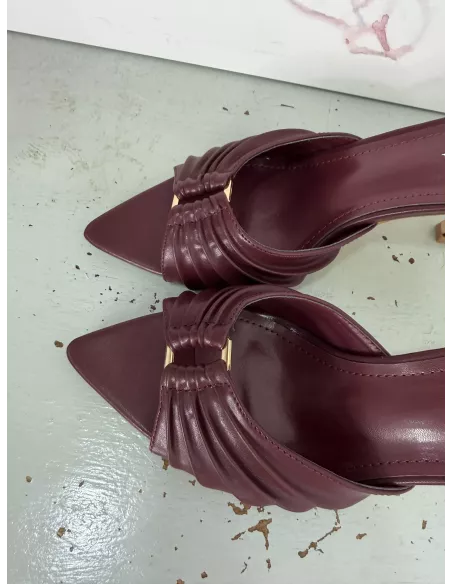 Mules burdeos