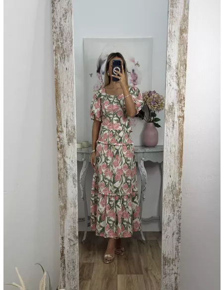 Conjunto Benjamina rosa