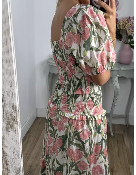 Conjunto Benjamina rosa