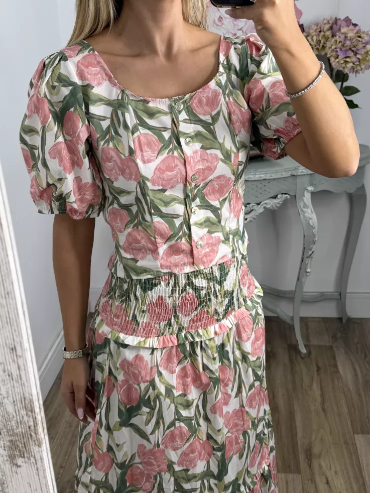 Conjunto Benjamina rosa