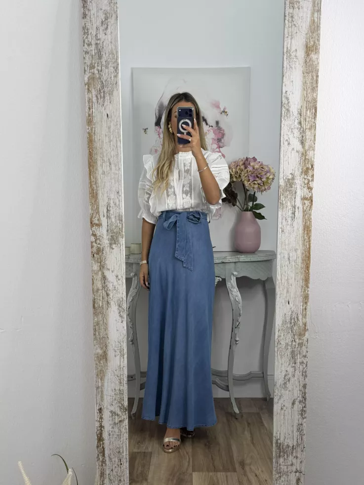 Camisa Valentina manga corta