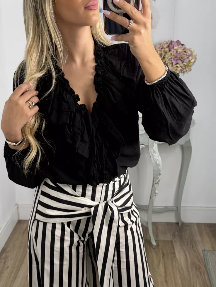 Camisa Romeo negra