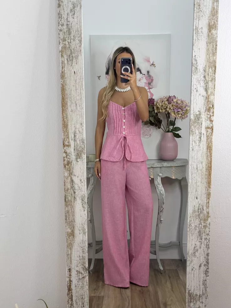 Conjunto Tina rosa