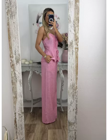 Conjunto Tina rosa